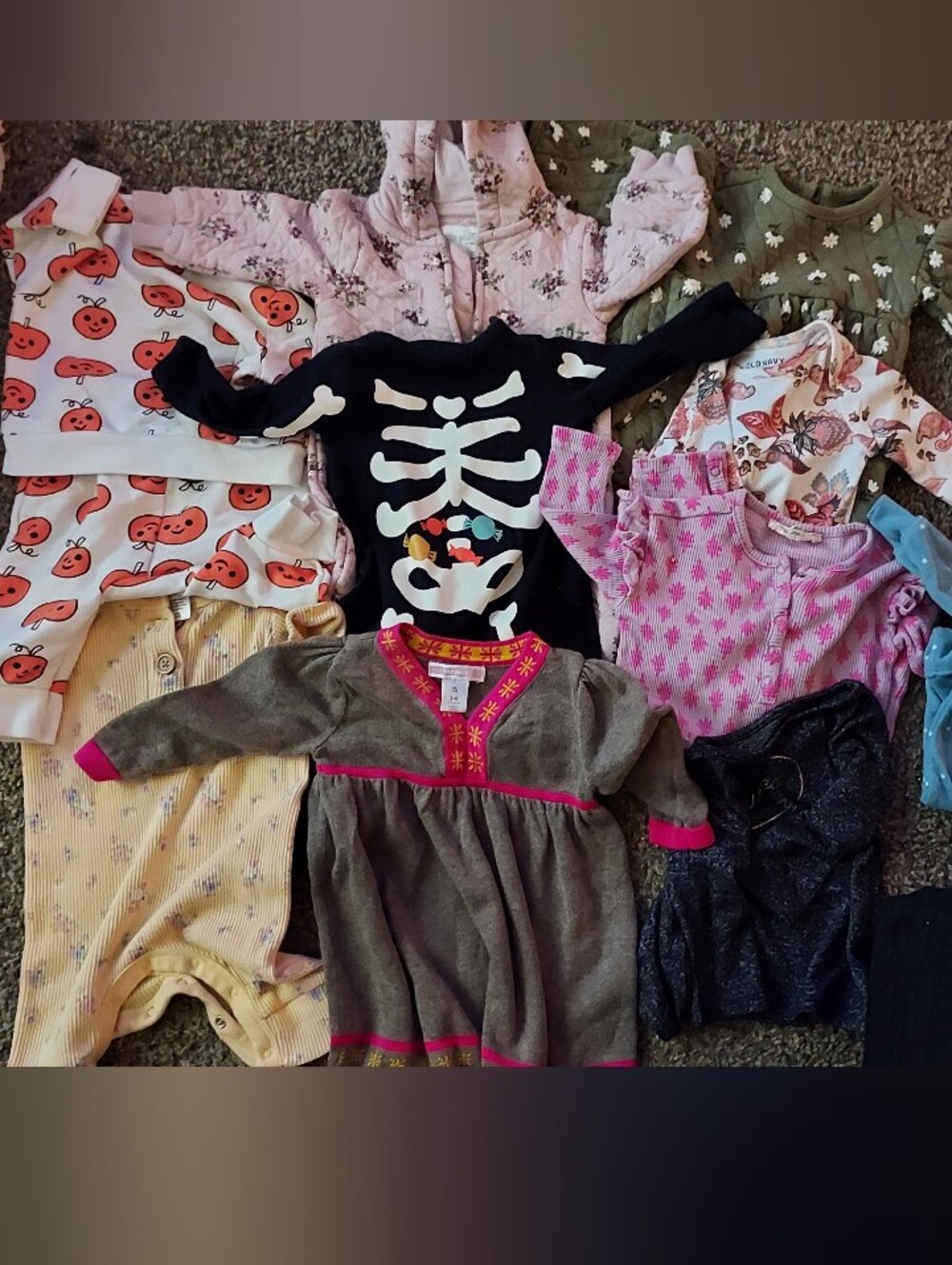 3 Month Fall Bundle Baby Girl Halloween